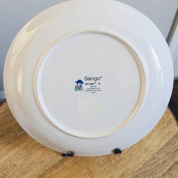 Sango Cafe Paris Oval Dinner 11 3/8  Plate - Picture 4 of 4